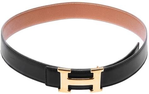 does hermes make two tone belts that can be switched|Hermes reversible belt.